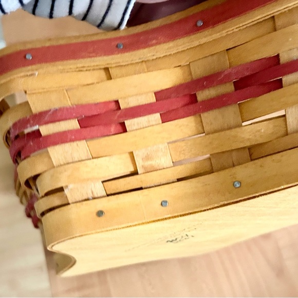 Longaberger basket 2001 Christmas Collection SHINING STAR COMBO liner/protector - Picture 6 of 10